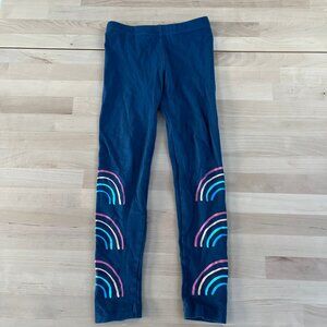 Tea collection rainbow leggings, size 6